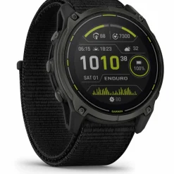 Garmin Trailrunning|Uhren & Tracker<· Enduro 3 Solar Sapphire Titan schwarz-carbongrau