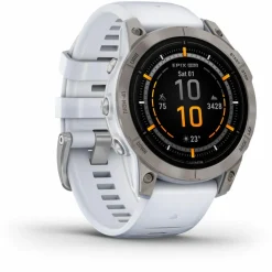 Garmin Uhren & Tracker|Uhren & Tracker<· EPIX PRO 47 MM steinweiss