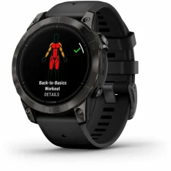 Garmin Uhren & Tracker|Uhren & Tracker<· EPIX PRO 47 MM schwarz-carbongrau titan