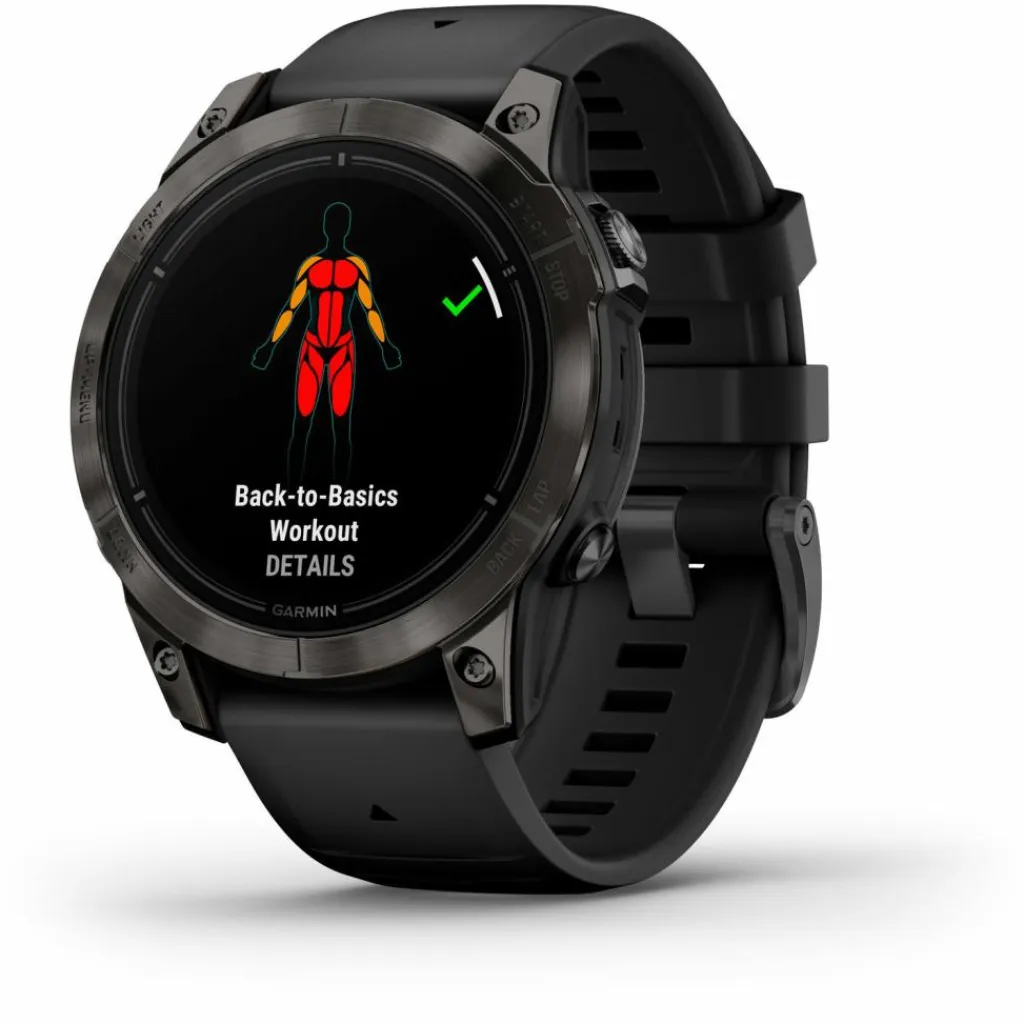 Garmin Uhren & Tracker|Uhren & Tracker<· EPIX PRO 47 MM schwarz-carbongrau titan