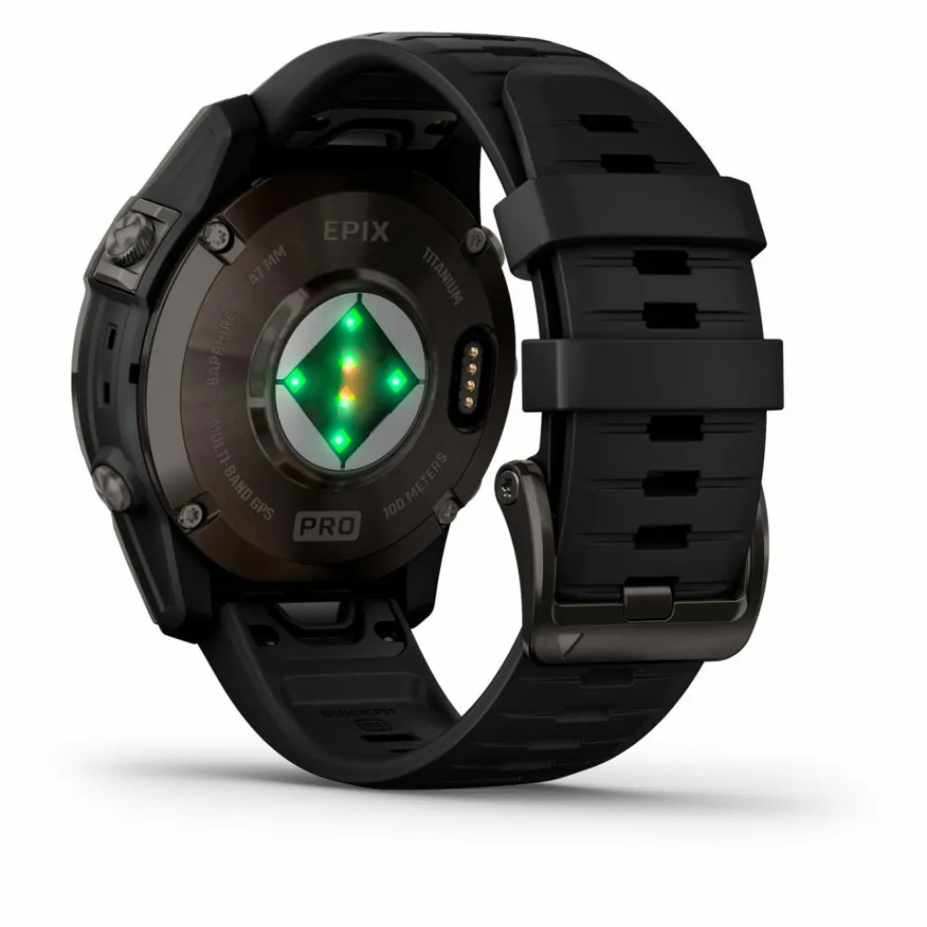 Garmin Uhren & Tracker|Uhren & Tracker<· EPIX PRO 47 MM schwarz-carbongrau titan