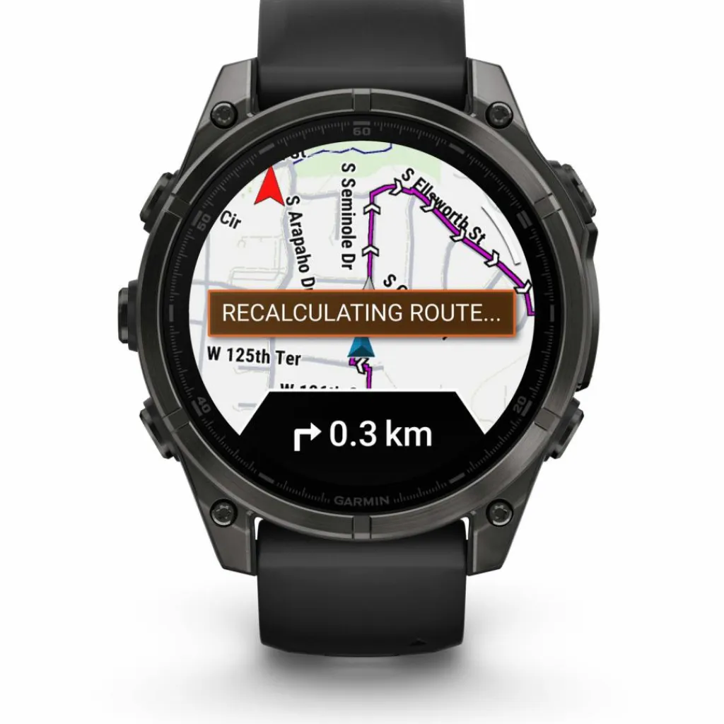 · Fenix 8 47mm Amoled Sapphire Titan Damen Training|Laufen