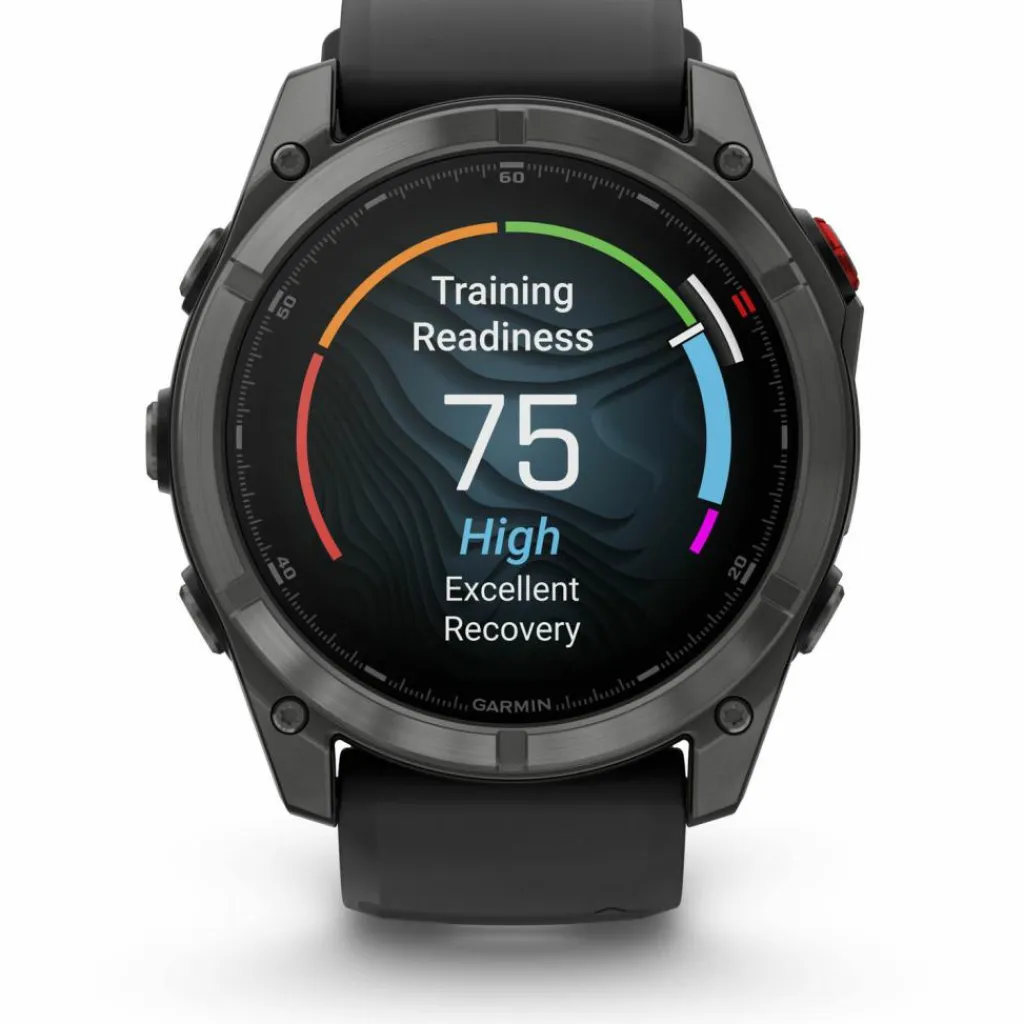 Garmin Wandern|Wandern<· Fenix 8 Pro schwarz-carbongrau