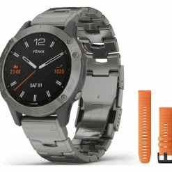 Garmin Uhren & Tracker|Uhren & Tracker<· fenix 6 Pro and Sapphire grau titan