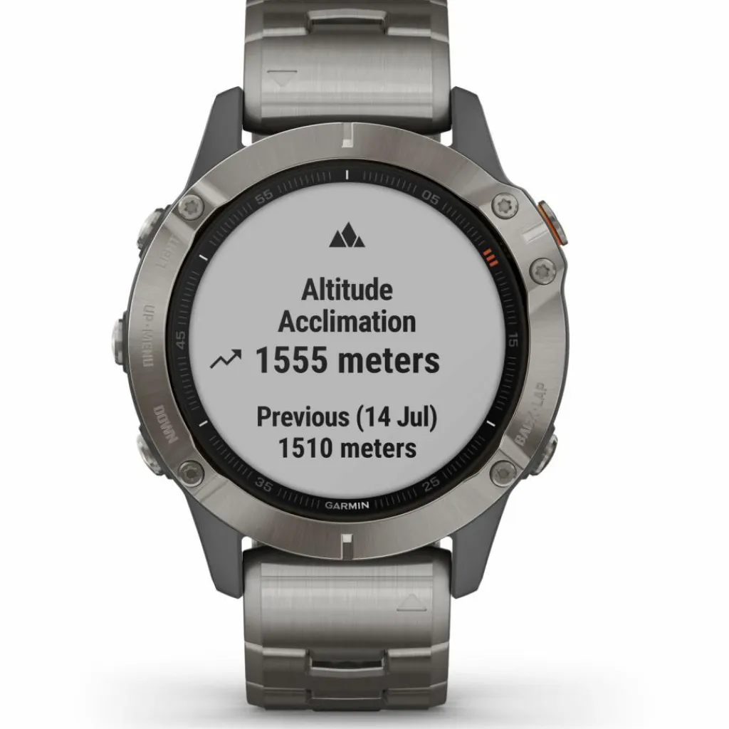 Garmin Uhren & Tracker|Uhren & Tracker<· fenix 6 Pro and Sapphire grau titan