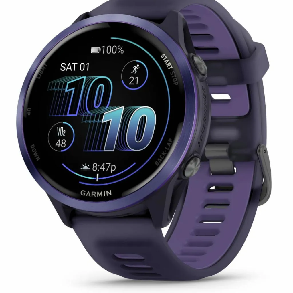 Garmin Uhren & Tracker|Uhren & Tracker<· Forerunner 570 imperial purple-indigo