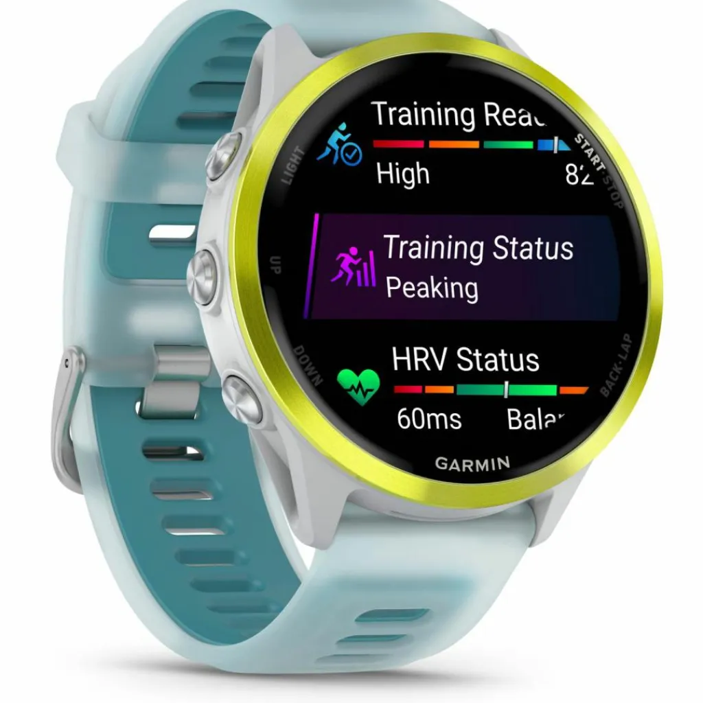 Garmin Trailrunning|Uhren & Tracker<· Forerunner 570 steinweiss-amp yellow