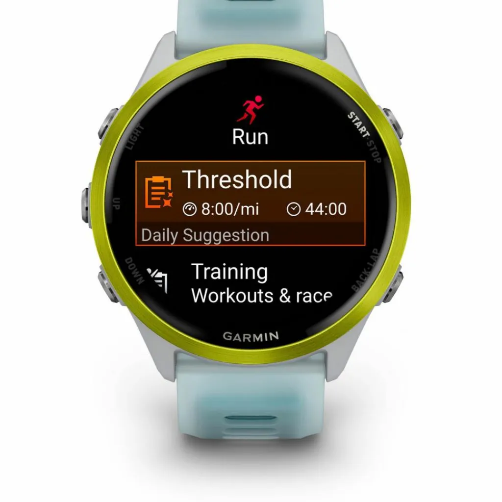 Garmin Trailrunning|Uhren & Tracker<· Forerunner 570 steinweiss-amp yellow