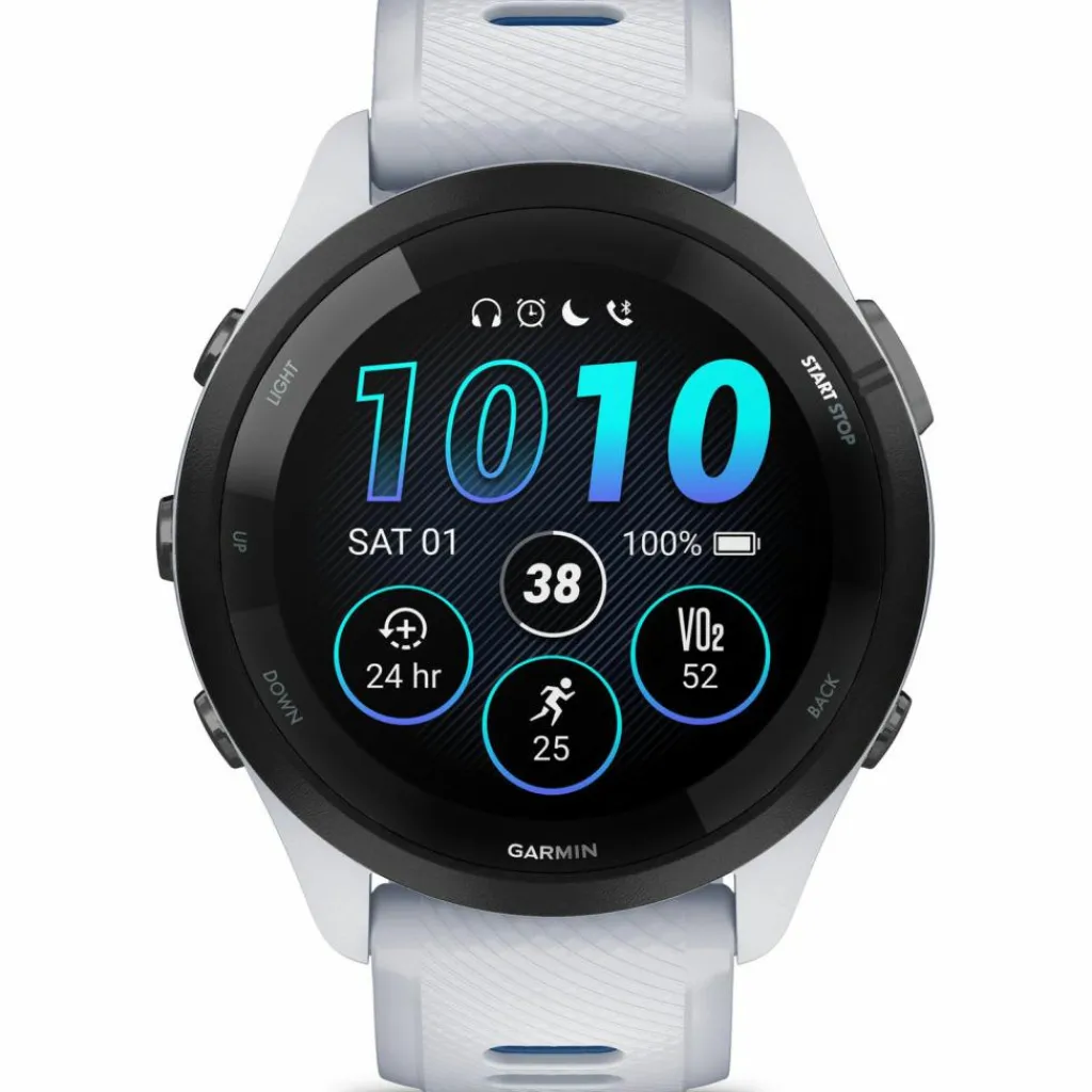Garmin Uhren & Tracker|Uhren & Tracker<· Forerunner 265 Music whitestone