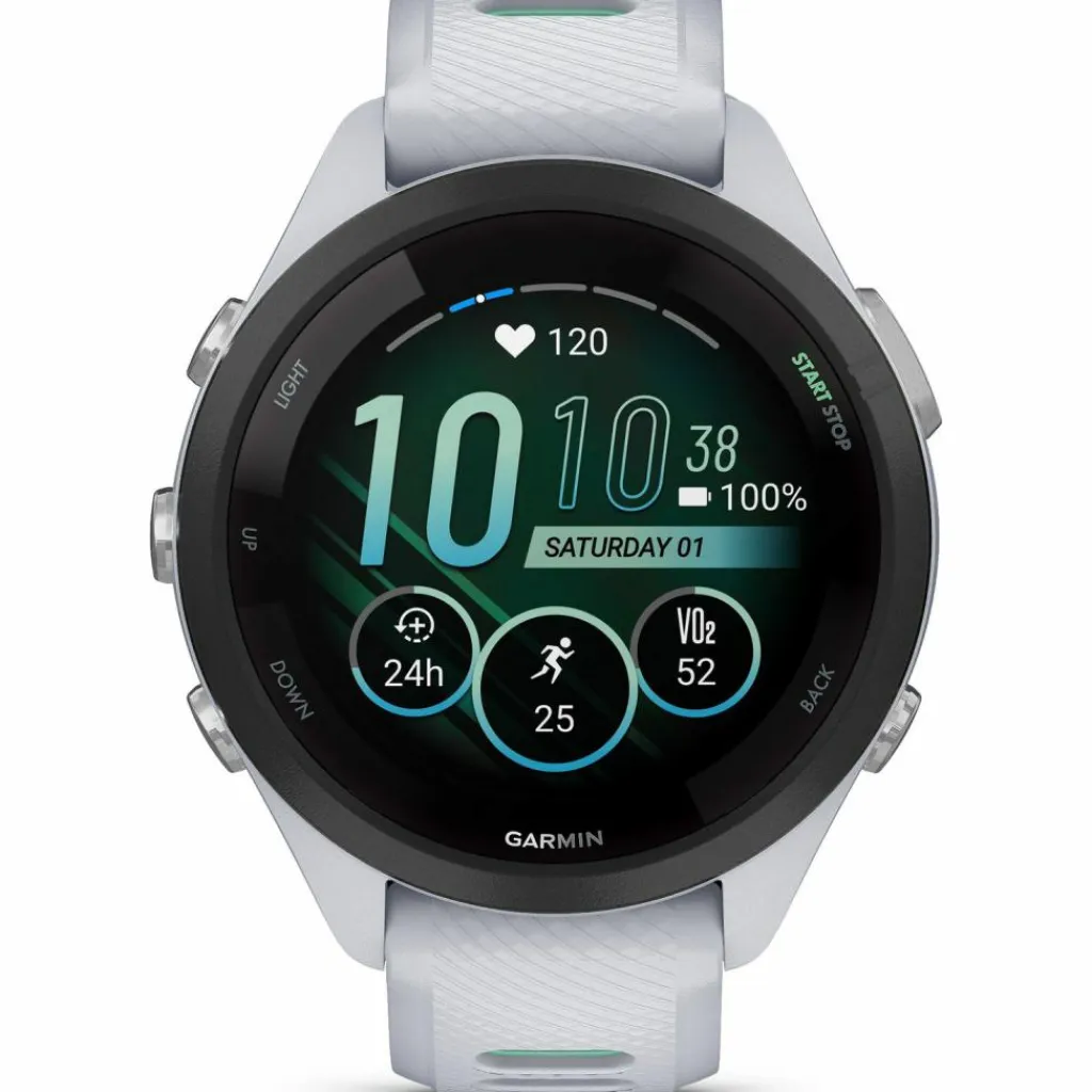 Garmin Wandern|Uhren & Tracker<· Forerunner 265 S Music whitestone