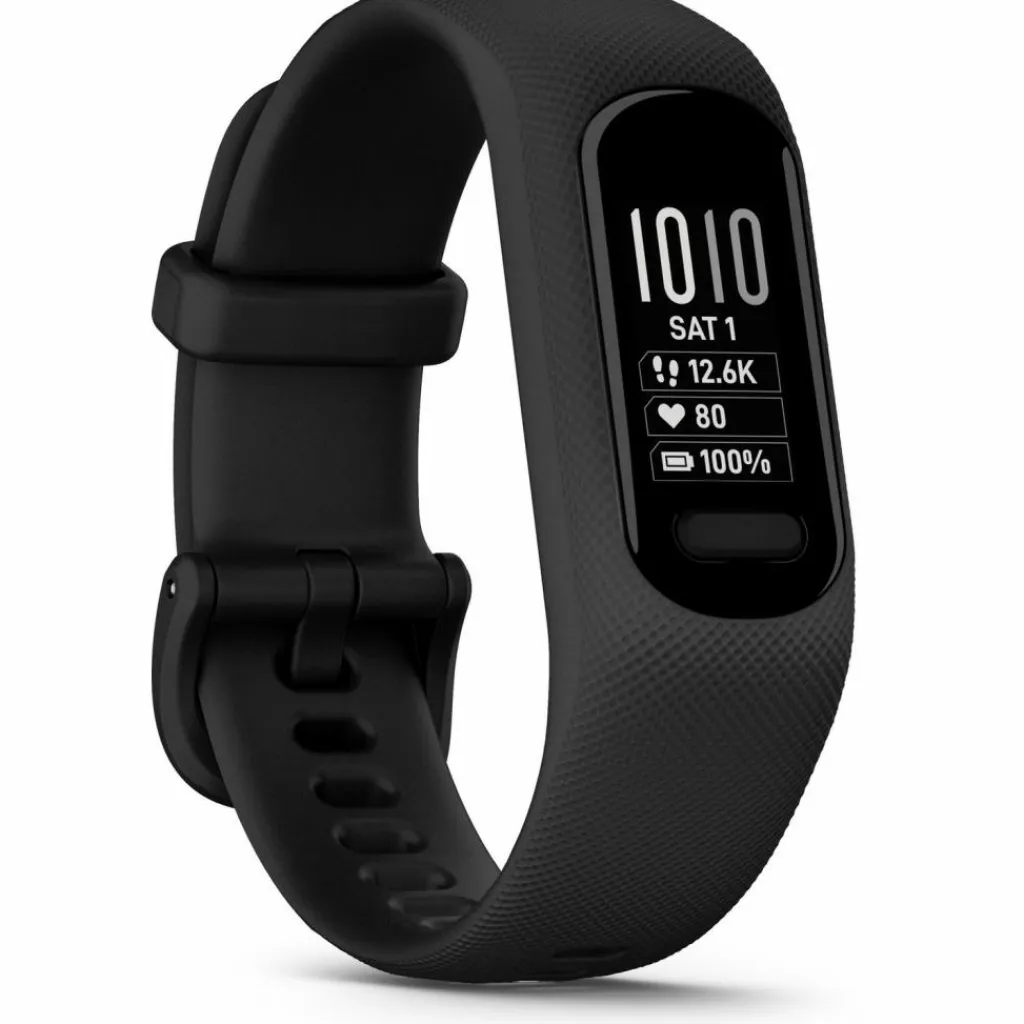 Garmin Uhren & Tracker|Uhren & Tracker<· vivosmart 5 L schwarz