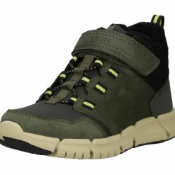 Geox Winterschuhe|Boots & Stiefel<· Stiefelette Schwarz/Grün