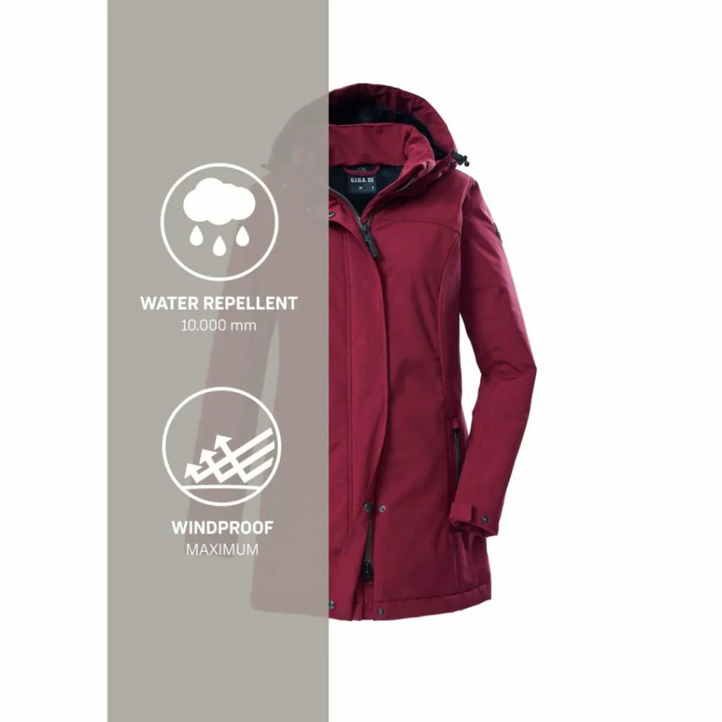 G.I.G.A. DX by killtec Mäntel<· GW 36 WMN SFTSHLL PRK Bordeaux