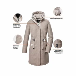 G.I.G.A. DX by killtec Mäntel<· GW 46 WMN PRK Beige8017