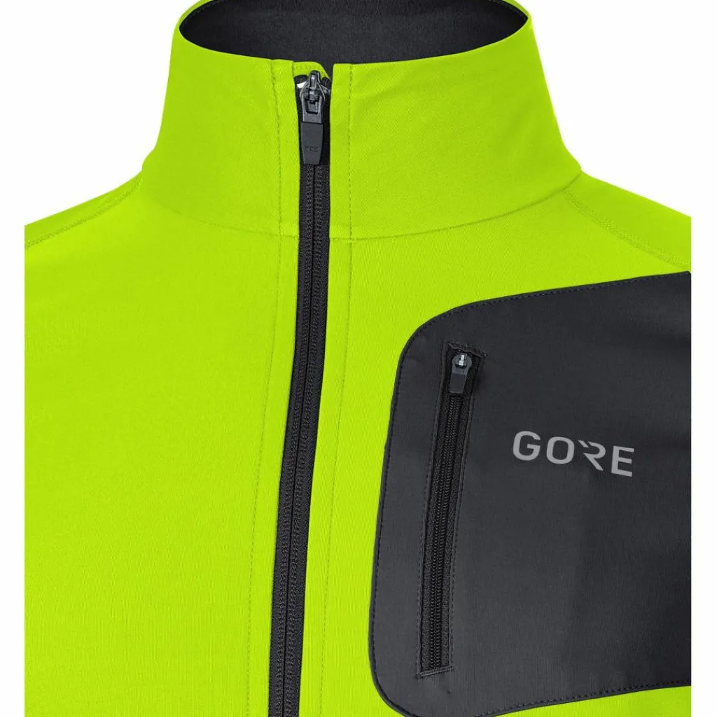 GOREWEAR Trailrunning|Nordic Walking<· R3 Partial GORE® WINDSTOPPER® neon yellow-black