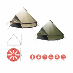 Clearance · INDIANA 8 Damen Camping|Camping