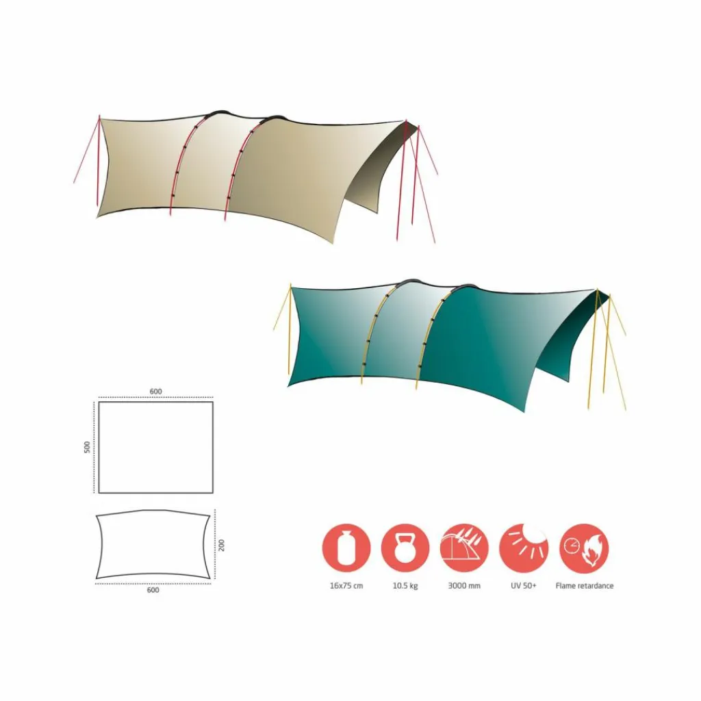Discount · TAHUTA SHELTER 5 Damen Camping|Camping