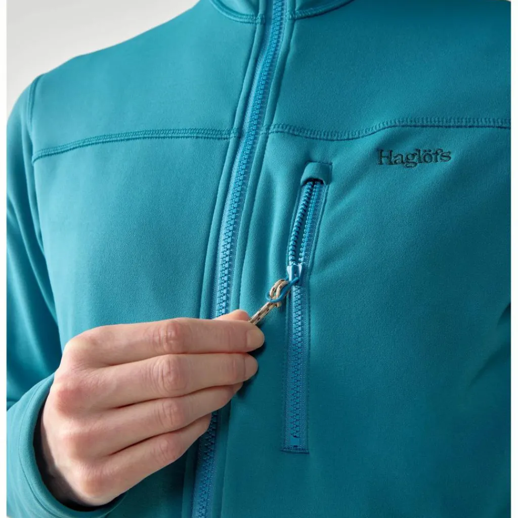 Haglöfs Fleecejacken<· Rosson mountain teal