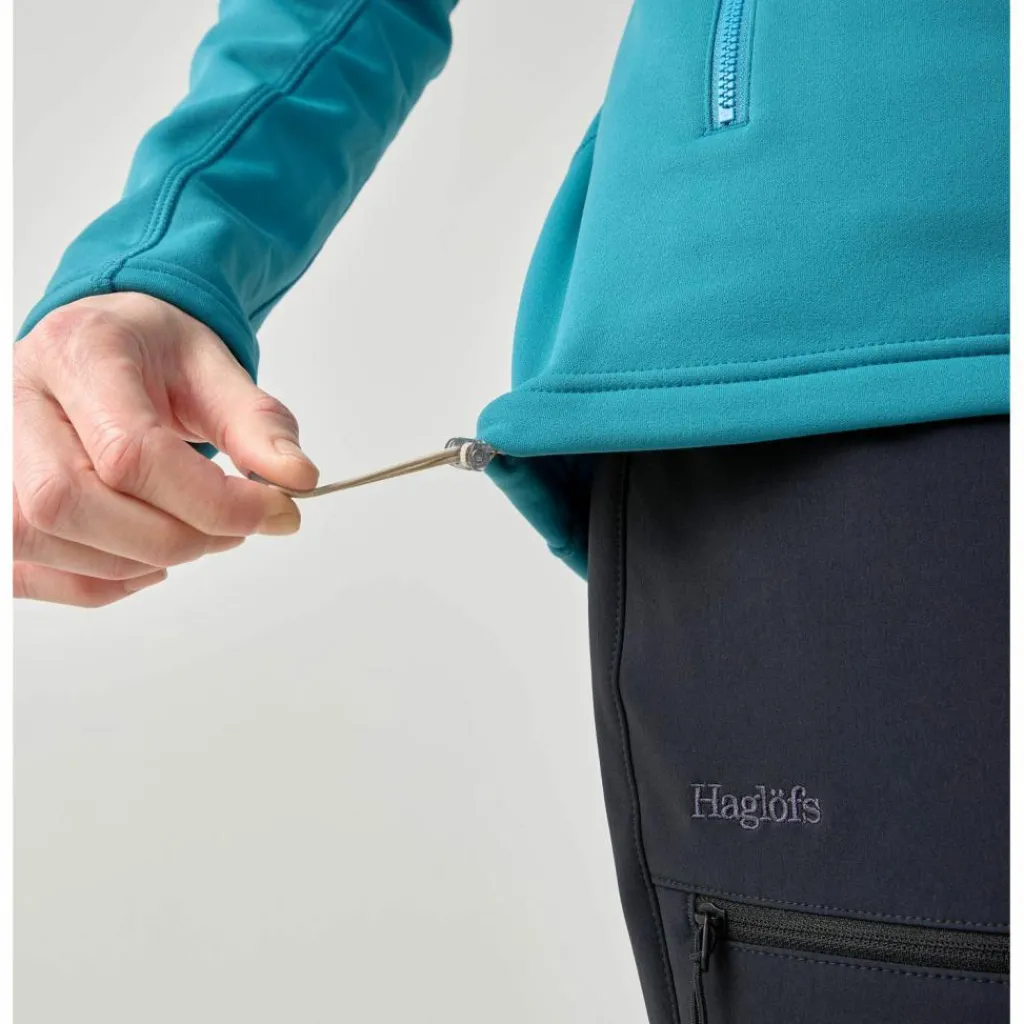 Haglöfs Fleecejacken<· Rosson mountain teal