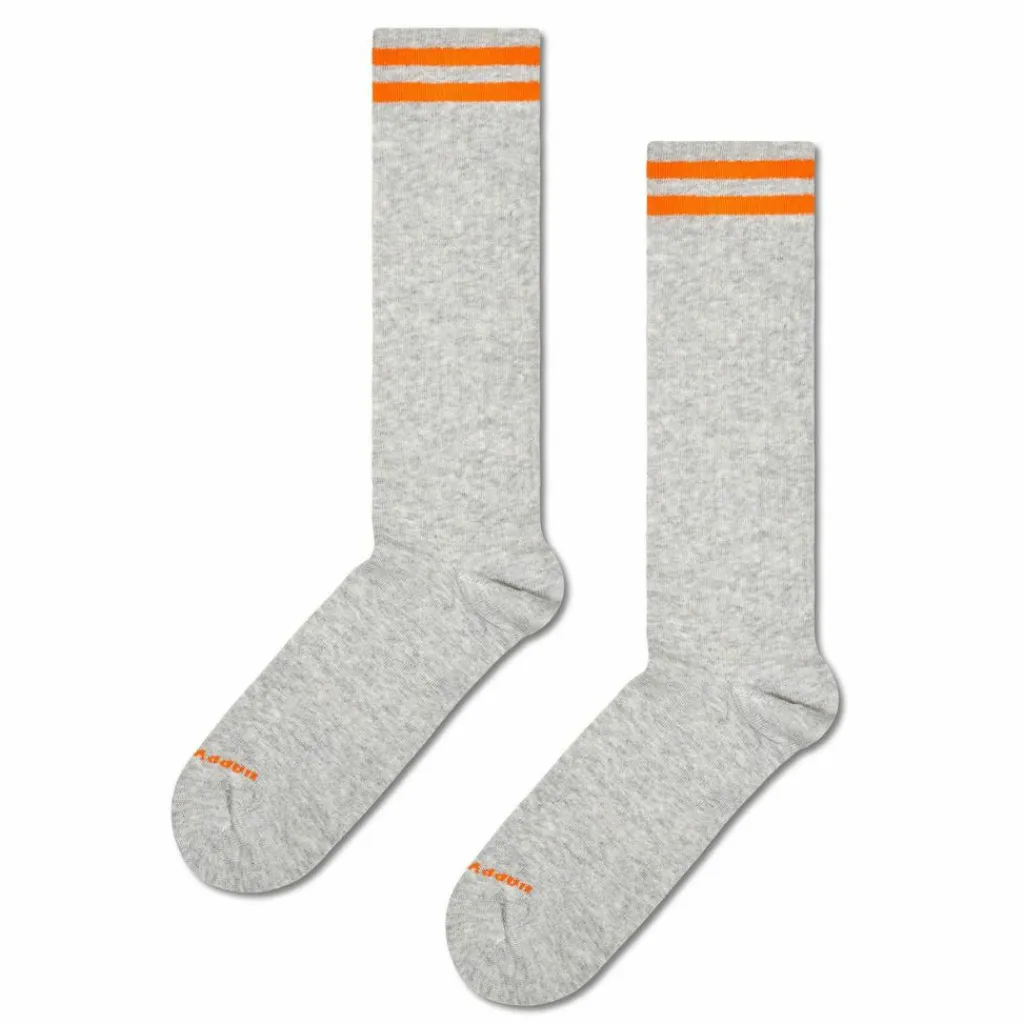 Happy Socks Socken|Socken<· Socken Weiß/Grau/Schwarz