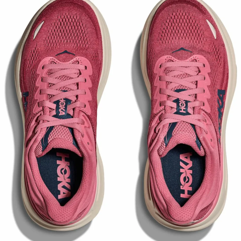 HOKA Laufen|Laufschuhe<· BONDI 9 lingonberry-cranberry