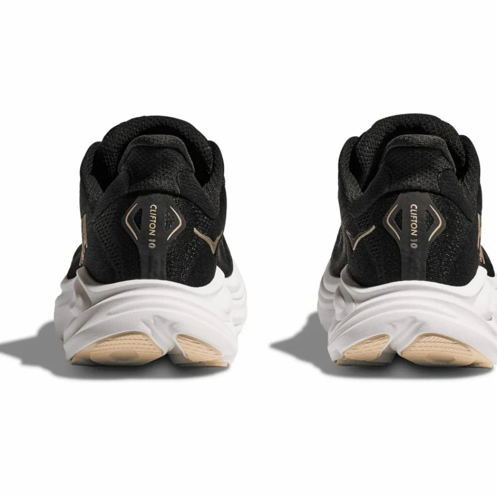 HOKA Laufen|Laufen<· CLIFTON 10 black-rose gold