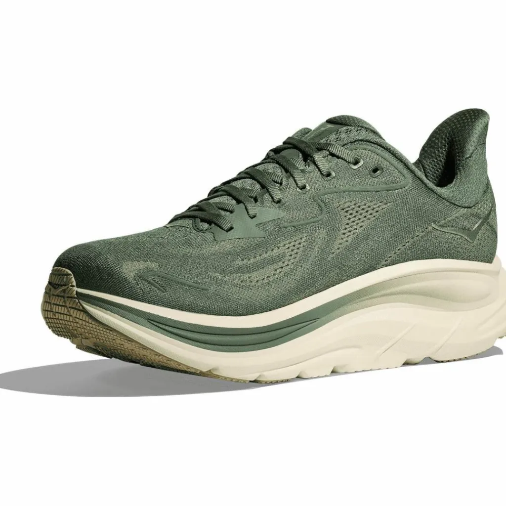 HOKA Laufen|Laufen<· CLIFTON 10 fern - truffle salt