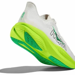 HOKA Laufen|Laufschuhe<· Mach 6 white - neon lime