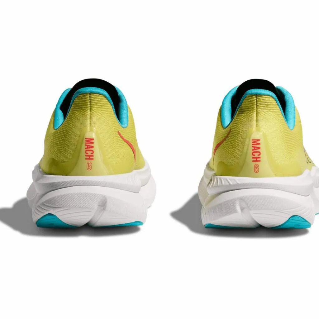HOKA Laufschuhe<· Mach 6 yuzu-cielo blue