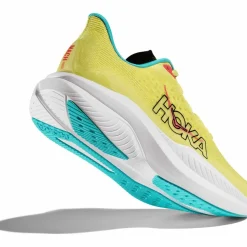 HOKA Laufschuhe<· Mach 6 yuzu-cielo blue