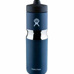 Hydro Flask Trinkzubehör|Trinkzubehör<· 20 OZ WIDE MOUTH INSULATED SPORT BOTTLE indigo