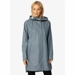 Ilse Jacobsen Regenjacken<· RAIN151 Grey Blue