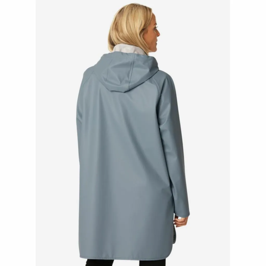 Ilse Jacobsen Regenjacken<· RAIN151 Grey Blue