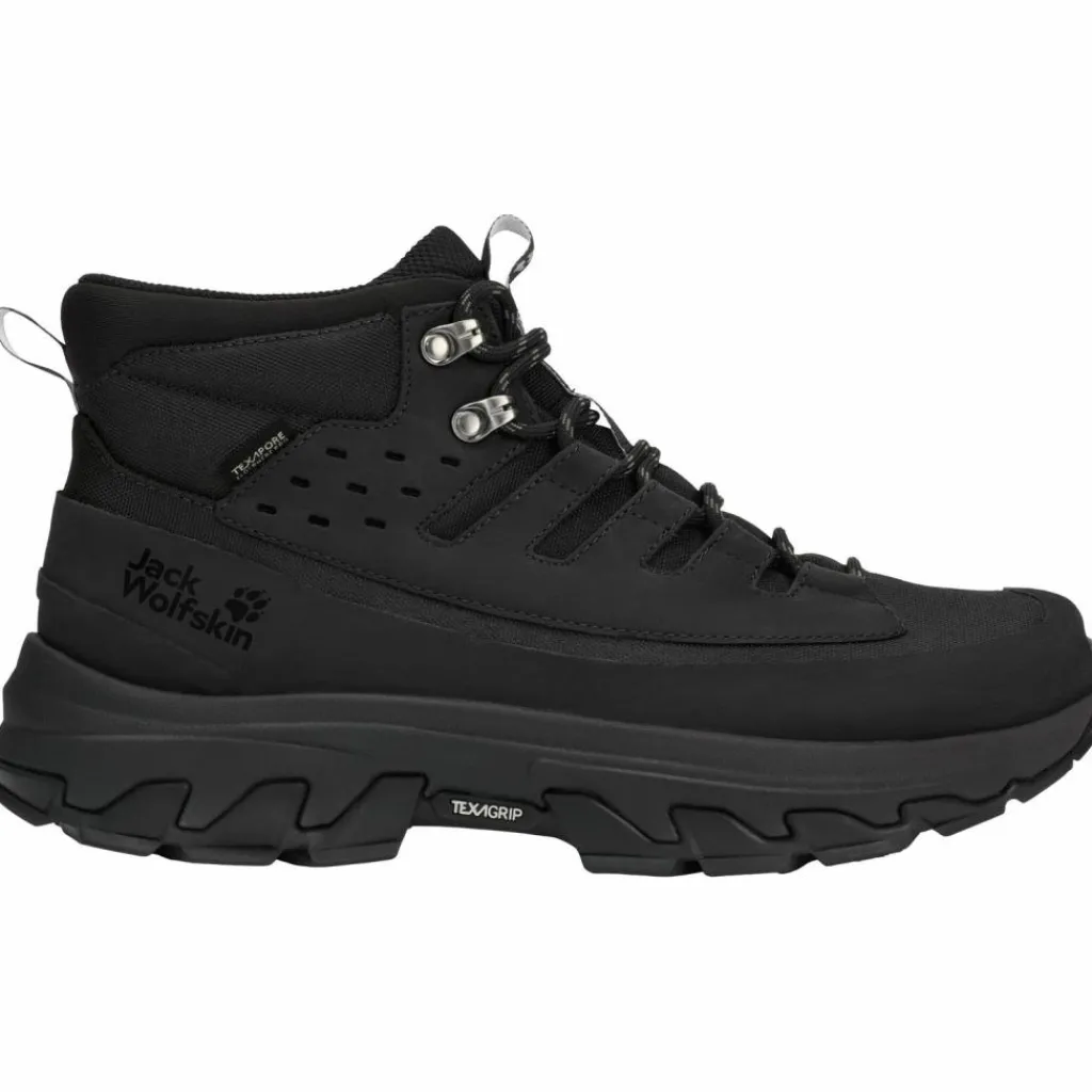 Jack Wolfskin Wanderschuhe<· APEX HIKE TEXAPORE MID M black