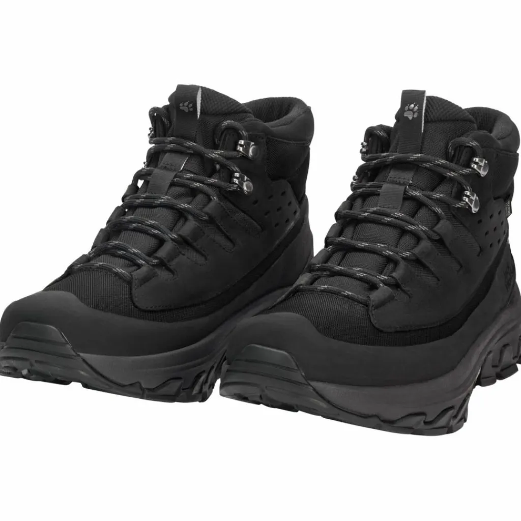 Jack Wolfskin Wanderschuhe<· APEX HIKE TEXAPORE MID M black