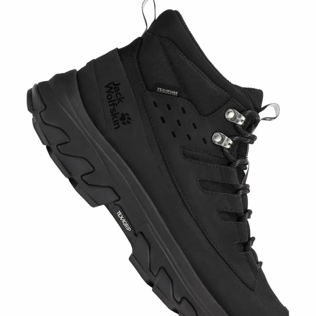 Jack Wolfskin Wanderschuhe<· APEX HIKE TEXAPORE MID M black
