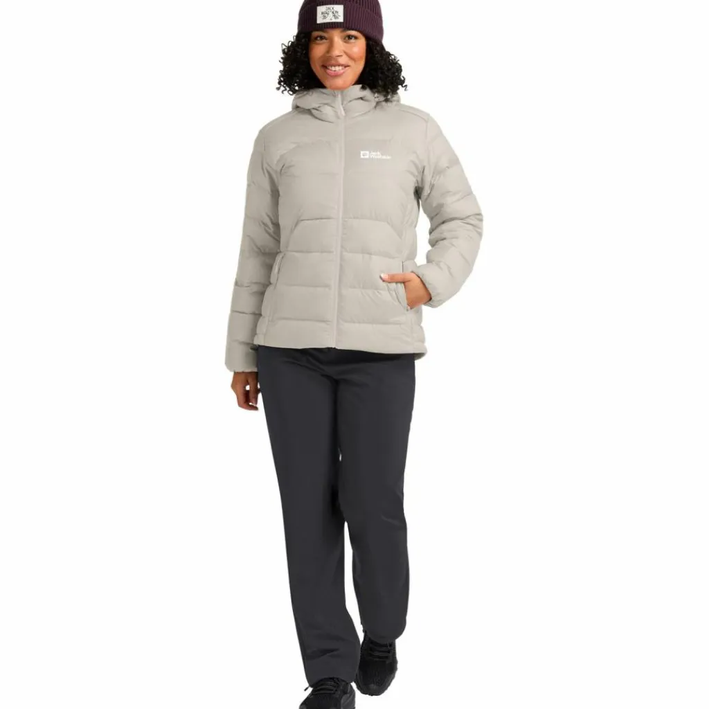 Jack Wolfskin Winterjacken<· ATHER DOWN HOODY W pale sand