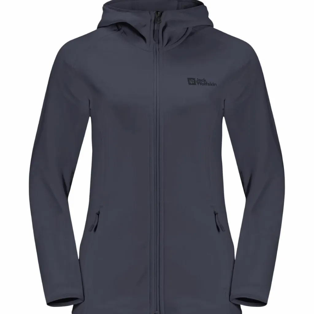 Jack Wolfskin Fleecejacken<· BAISELBERG HOODED FZ W graphite