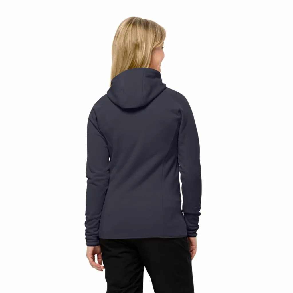 Jack Wolfskin Fleecejacken<· BAISELBERG HOODED FZ W graphite