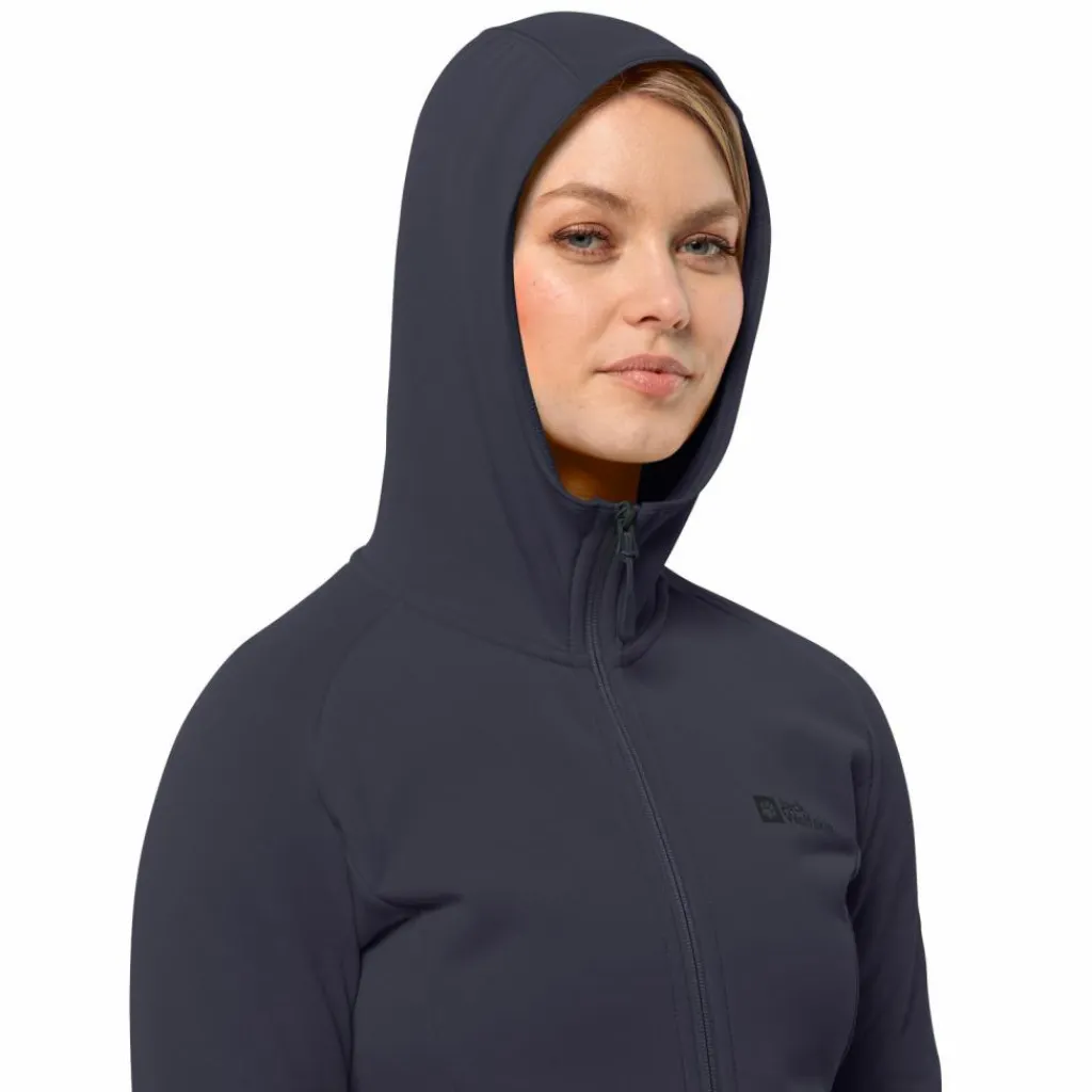 Jack Wolfskin Fleecejacken<· BAISELBERG HOODED FZ W graphite