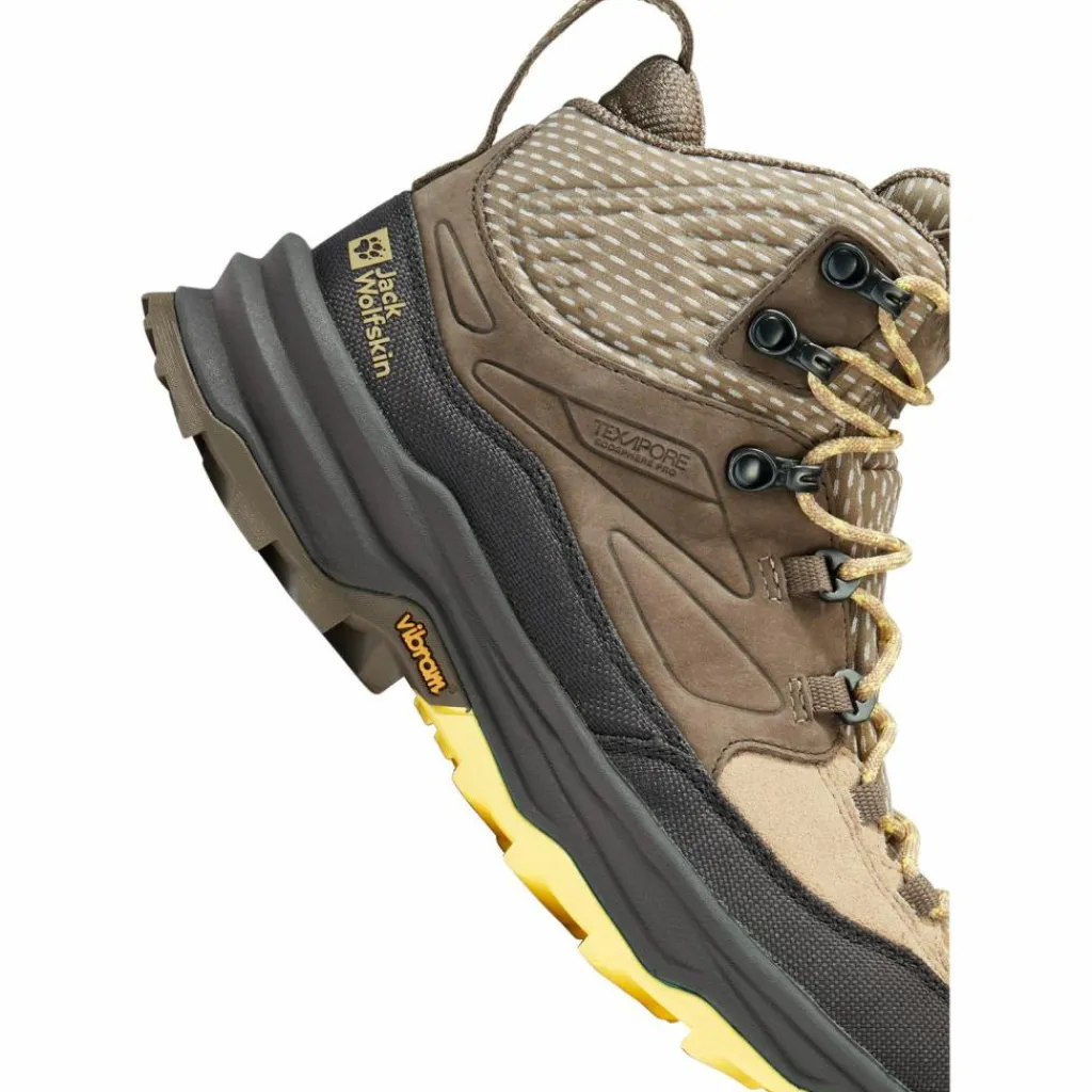 Jack Wolfskin Wanderschuhe<· CYROX TEXAPORE MID W sand storm