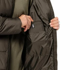 Jack Wolfskin Mäntel|Winterjacken<· DEUTZER LONG JKT M cold coffee