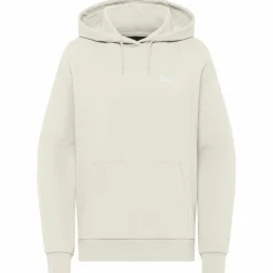 Jack Wolfskin Camping<· ESSENTIAL HOODIE W cotton white