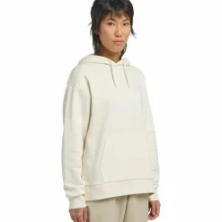 Jack Wolfskin Camping<· ESSENTIAL HOODIE W cotton white