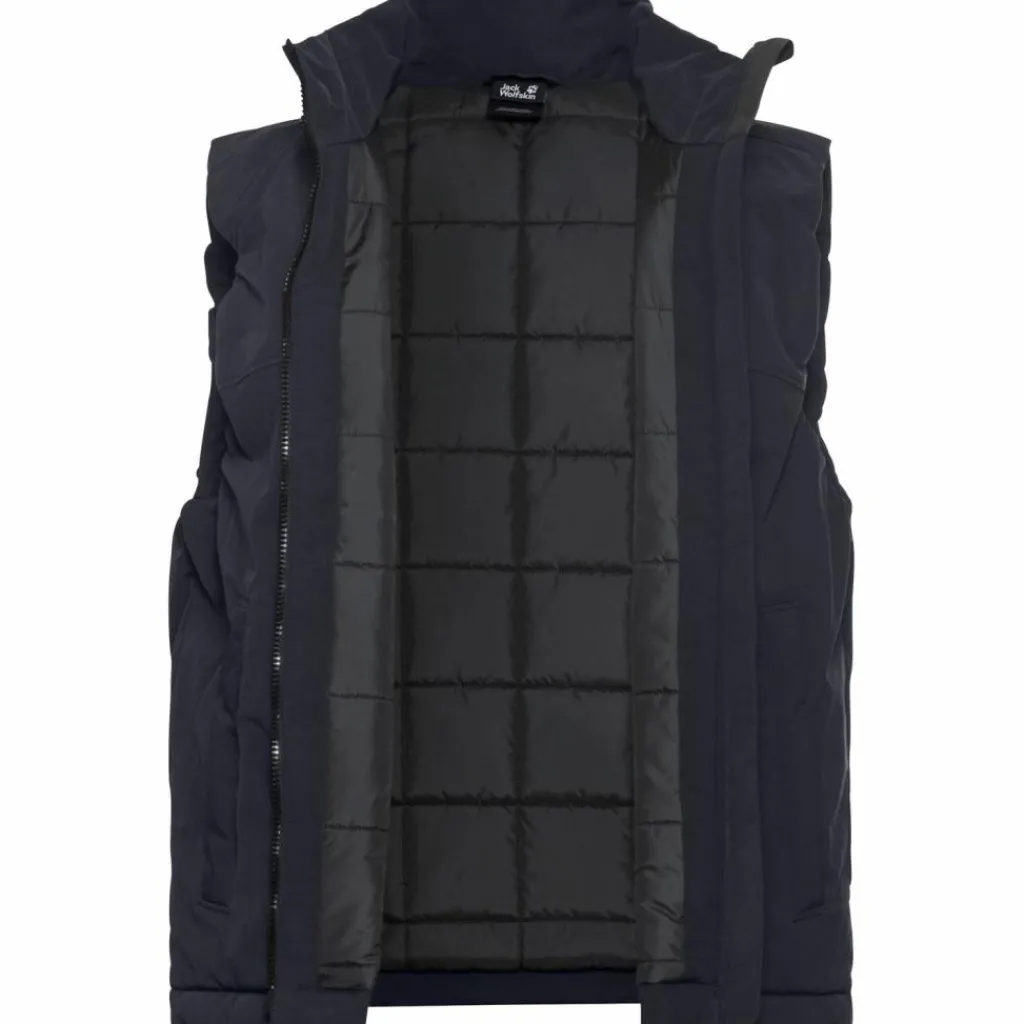 Jack Wolfskin Camping<· GLACIER SHIELD VEST M dark navy