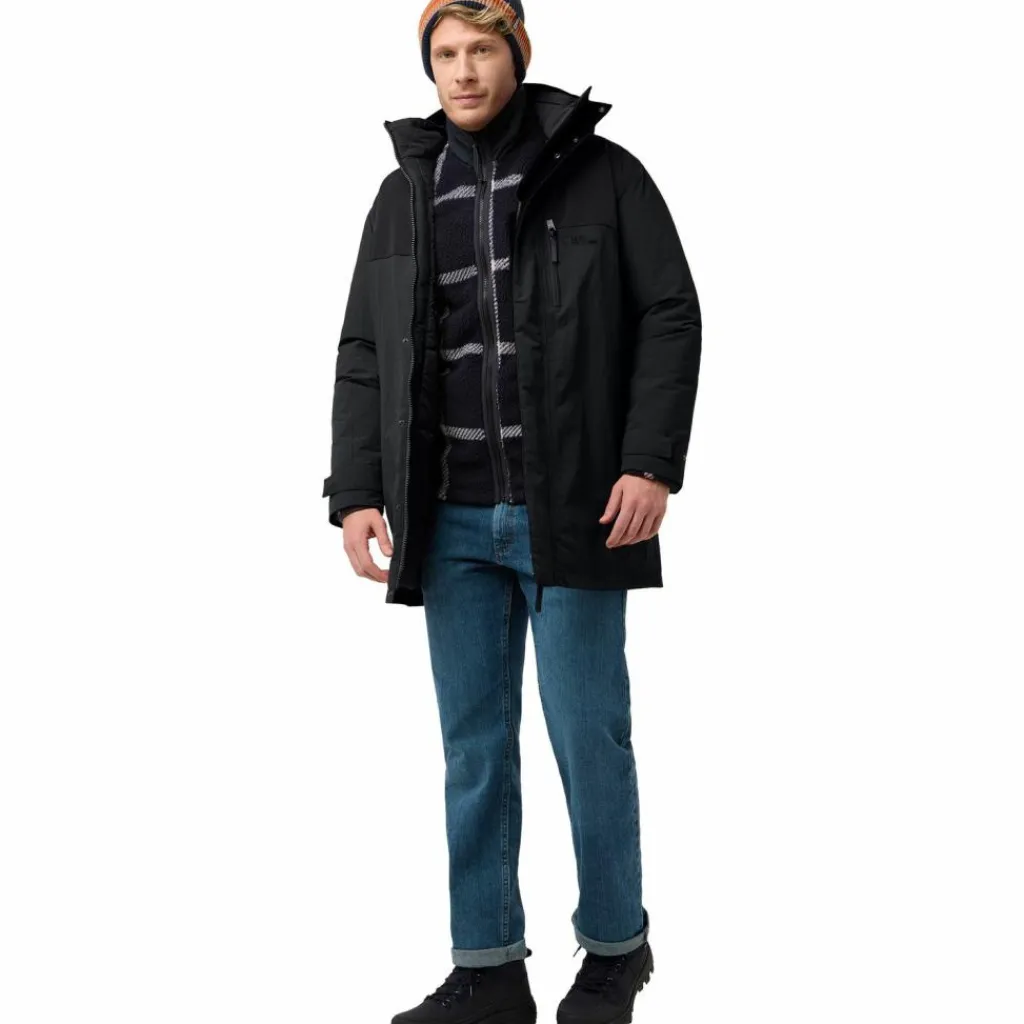 Jack Wolfskin Mäntel<· GLETSCHERSEE PARKA M black