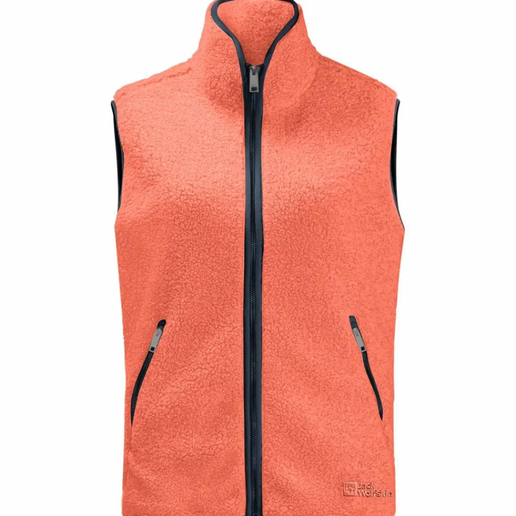 Jack Wolfskin Camping<· HIGH CURL VEST W warm amber