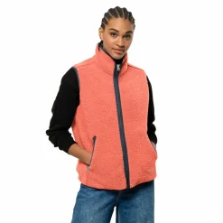 Jack Wolfskin Camping<· HIGH CURL VEST W warm amber
