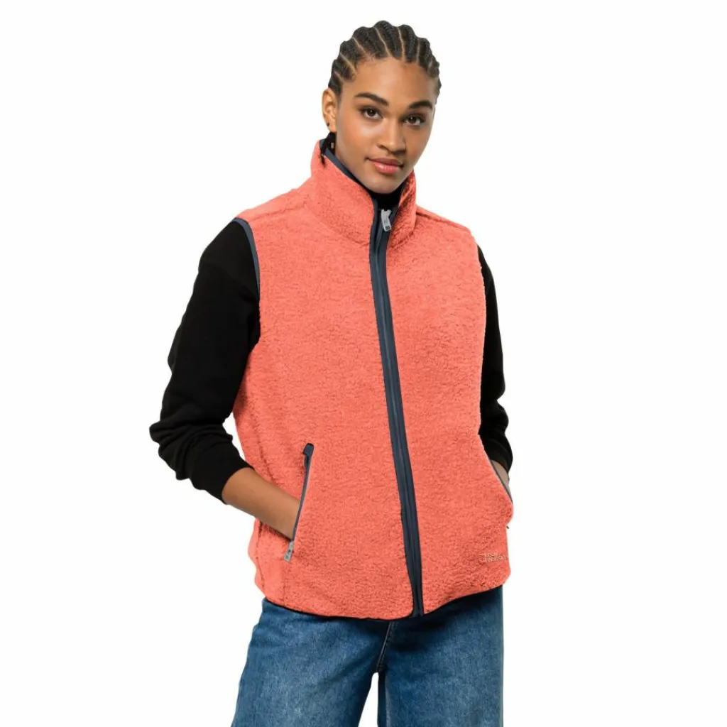 Jack Wolfskin Camping<· HIGH CURL VEST W warm amber