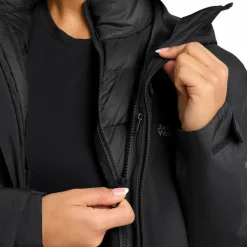 Jack Wolfskin Camping|Winterjacken<· ICECAPE 3IN1 DOWN JKT W RDS black